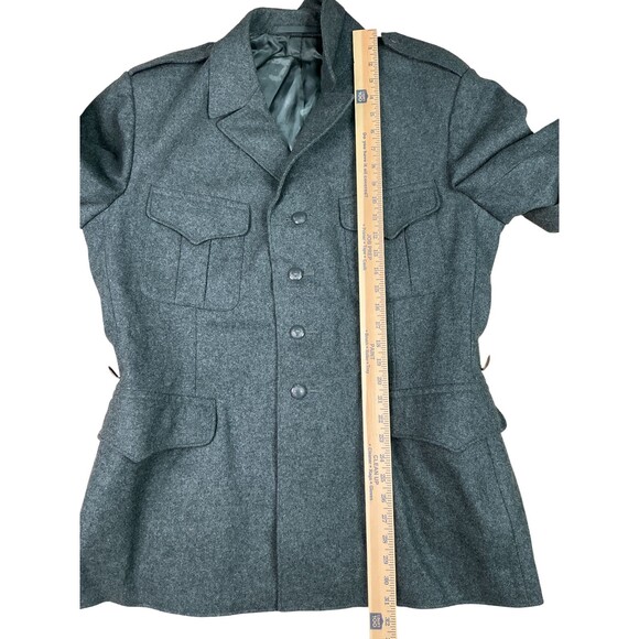 Vintage 50's Genuine Swiss Army Jacket Wool Size 56N /46 US  Field Uniform Grey - Picture 16 of 16